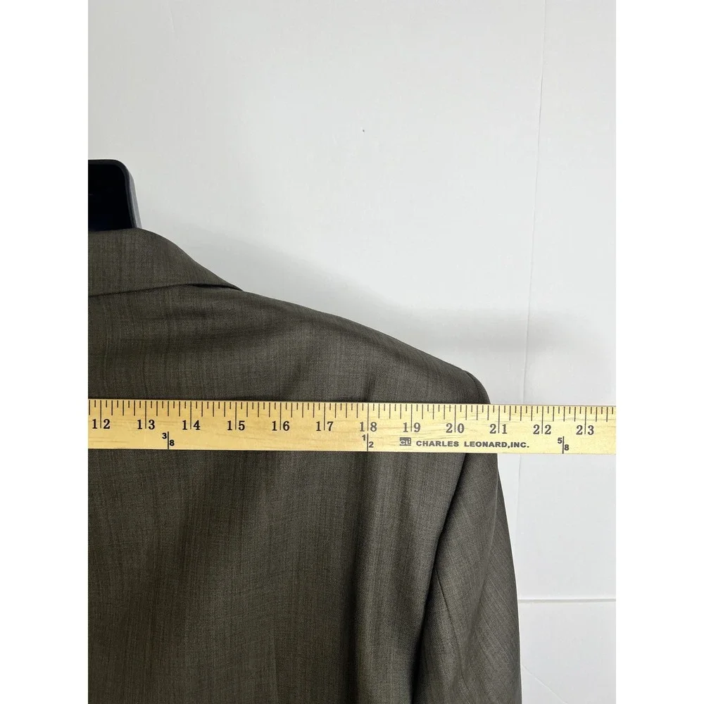 Caravelli Blazer Mens 44R Brown Three Button Paris 3B Sport‎ Coat Classic Lined